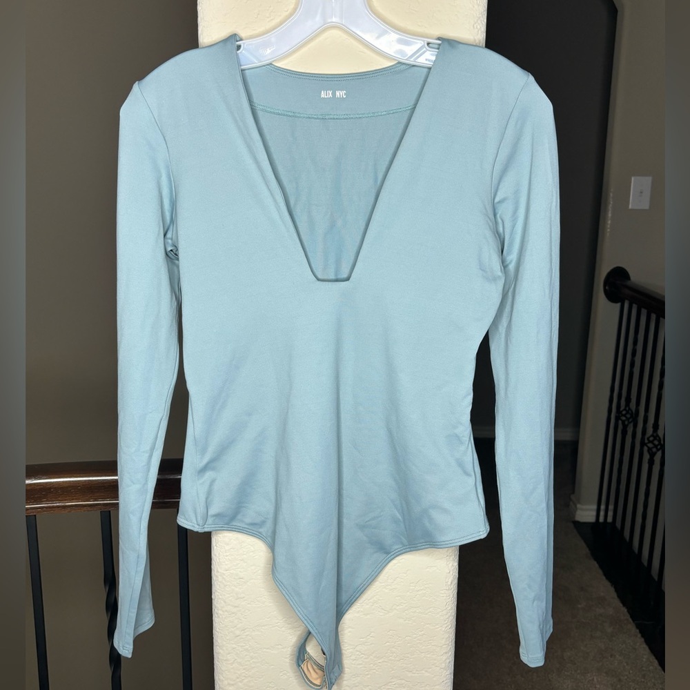 ALIX NYC Light Blue Bodysuit